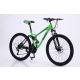 MTB B159-Green Bicicleta cu frana de disc cu cadru telescopic, verde