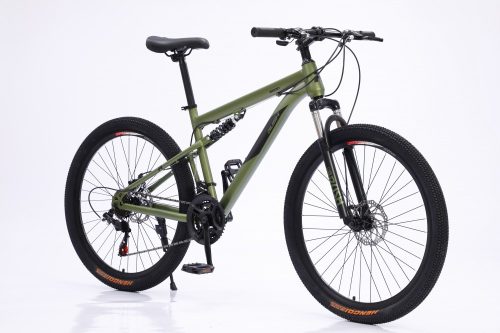 Bicicleta MTB, Rush B200-GN, 26", 21 Viteze, Frane Disc fata/spate, cadru suspension