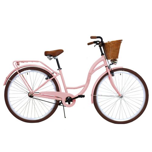 Bicicleta dama City Cruiser, Jasmine B203-pink, Roti de 28",Cadru dama, pink