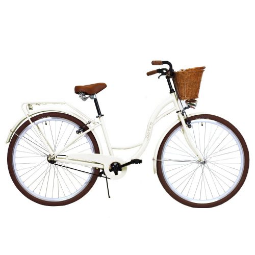 Bicicleta dama City Cruiser, Jasmine B203-white, Roti de 28",Cadru dama, alb