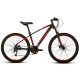 Bicicleta MTB, Trink B212-R 27,5”, Cadru 17”, negru/rosu, Roata 27,5”, 21 Viteze, Pedale MTB, Suspensie cu Arc, Frana de disc