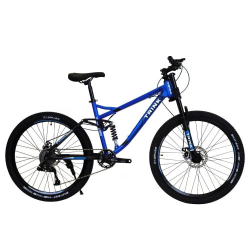 Trink B216-blue 26" Bicicleta MTB frana pe disc full suspension 