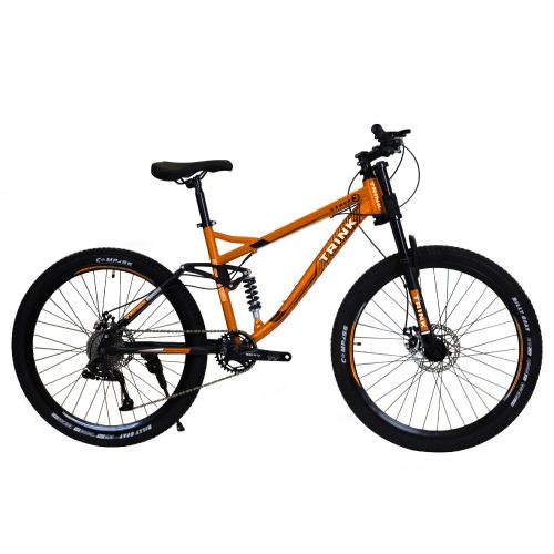 Trink B216-orange 26" Bicicleta MTB frana pe disc full suspension 