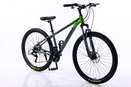 Bicicleta MTB, Rush B220-Green 26", 21 Viteze, Frane Disc fata/spate, cadru hardtail, negru/verde