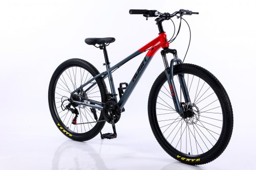 Bicicleta MTB, Rush B222-Red, 27,5", 21 Viteze, Frane Disc fata/spate, cadru hardtail, gri
