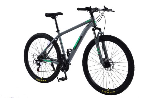 Bicicleta MTB, Rush B326-Green 26", schimbator Shimano, frane disc, cu suspensie PRO, gri/verde