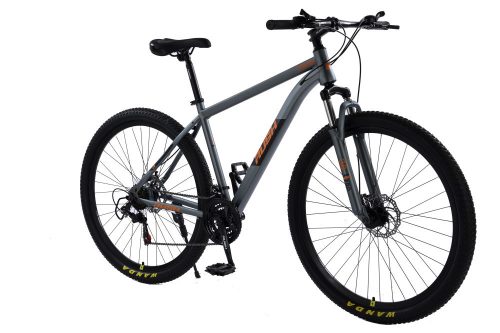 Bicicleta MTB, Rush B326-Orange 26", schimbator Shimano, frane disc, cu suspensie PRO, gri/orange