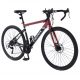 Trink Velocity B701-Red bicicletă de șosea din aluminiu roșu cu schimbător Shimano