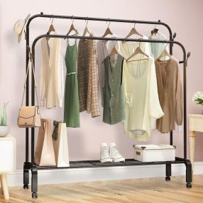   BeComfort CR007-150 Suport mobil pentru haine și pantofi 155 x 58 x 150 cm