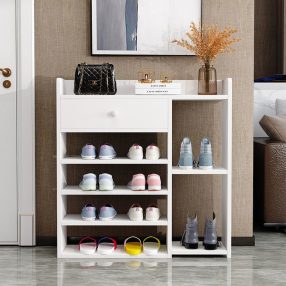 Dulap pantofi 65 x 17 x 81 cm alb BC FUR-1321-1