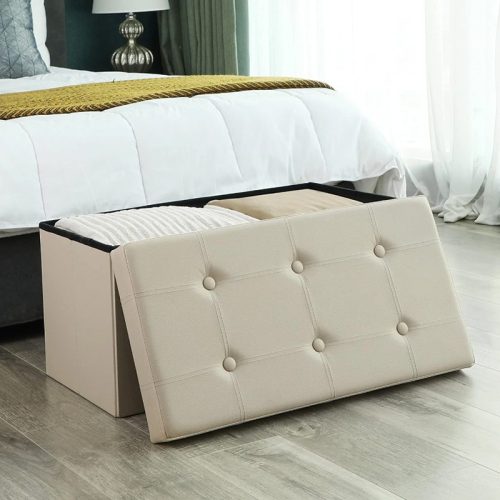 BeComfort FUR1623-1 Scaun cu spațiu de depozitare confortabil 76x38x38 cm