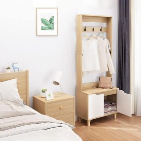 Dulap de intrare în hol cu cuier FUR1659 176 x 32 x 60 cm