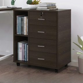   Dulap mobil cu sertare și sistem de închidere 60x37x57cm FUR1919-1