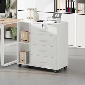   Dulap mobil cu sertare și sistem de închidere 60x37x57cm FUR1919-2