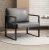 Fotoliu confortabil pentru living BeComfort 70x60x54cm gri FUR1929-1
