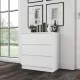 Comodă pentru dormitor 70x40x75 cm alb GD-01