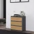 Comodă pentru dormitor 70x40x75 cm gri-maro GD-02