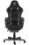 Scaun de gaming, Guru Master GM1-G-L, elegant, rotativ, inaltime ajustabila, cu suport picioare, negru/gri