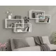 Raft de perete 104x22x45cm alb GR-02