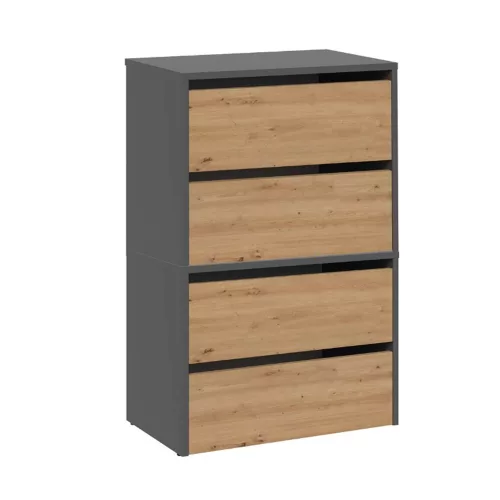 Pantofar 60x36x88 cm gri-maro GZ-01