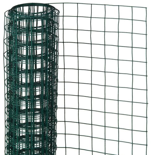 ForGarden H-180-GREEN plasă de gard sârmă de oțel acoperită cu plastic dreptunghiular, 1,8 x 30 m