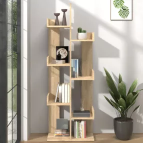 Raft de depozitare / bibliotecă 48x25x140 cm stejar KH07-2