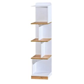 Raft de cărți 38x35x155cm alb KH13-1