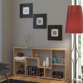 Raft de cărți 120x20x60cm maro KH15-1