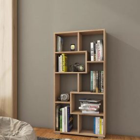 Raft de cărți 120x20x60cm maro KH16-1