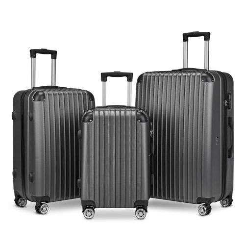 BeComfort L01-G set valize gri (55cm+65cm+75cm)