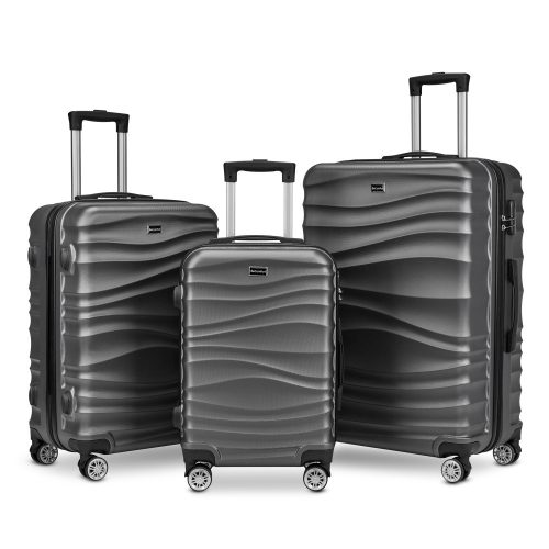 BeComfort L02-G set valize gri (55cm+65cm+75cm)