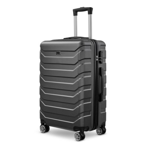 BeComfort L03-G-65 valiza gri rulanta 65 cm