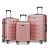 BeComfort L03-R set valize rosegold (55cm+65cm+75cm)