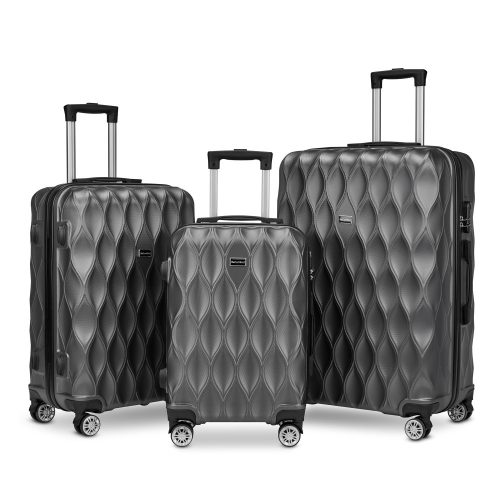 BeComfort L04-G set valize gri (55cm+65cm+75cm)