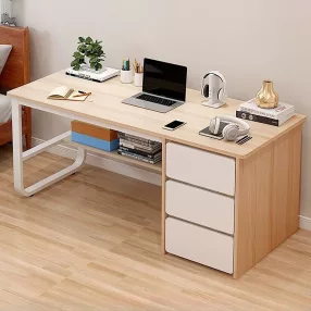 Birou cu sertare, LG08-100, 100 x 50 x 73,5 cm, bej