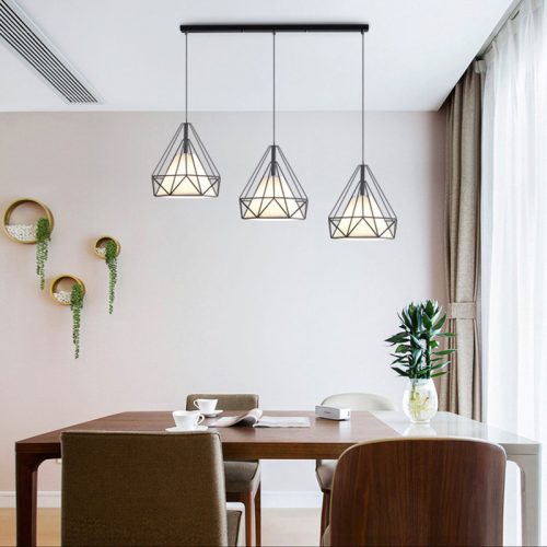 LMP2 Plafon reglabil cu diamante luminaire 100 x 60 cm negru 