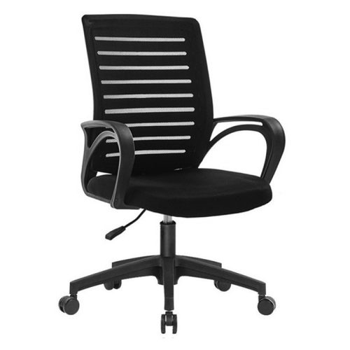 Scaun de birou cu reglaj de înălțime, OC11-BLACK, negru 