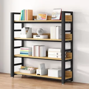   Raft de depozitare metalic 4 polițe 100x30x145cm maro PG01-3