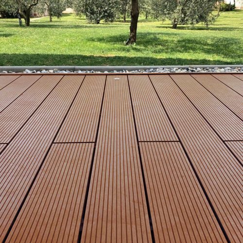 Placaj de terasă WPC 2,5x14x250 cm maro wpc2525-brown